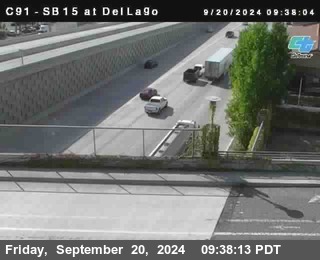 SB 15 at Del Lago bridge