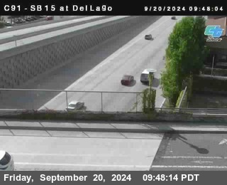 SB 15 at Del Lago bridge