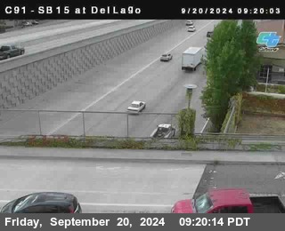 SB 15 at Del Lago bridge