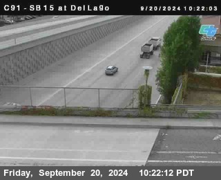 SB 15 at Del Lago bridge