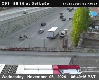 SB 15 at Del Lago bridge