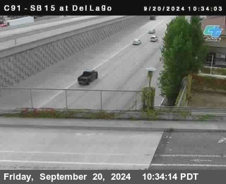 SB 15 at Del Lago bridge