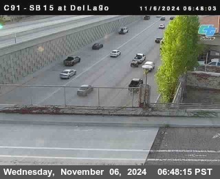 SB 15 at Del Lago bridge