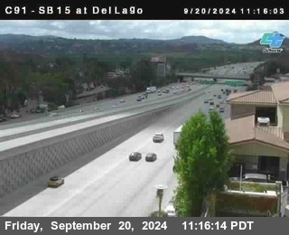 SB 15 at Del Lago bridge