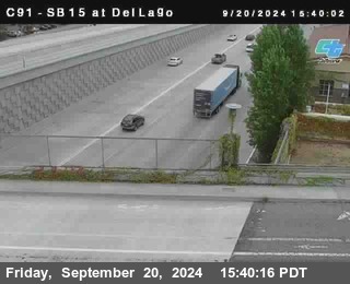 SB 15 at Del Lago bridge