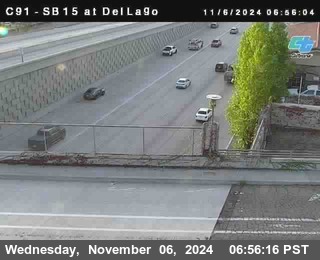 SB 15 at Del Lago bridge