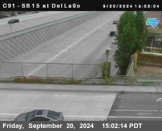 SB 15 at Del Lago bridge