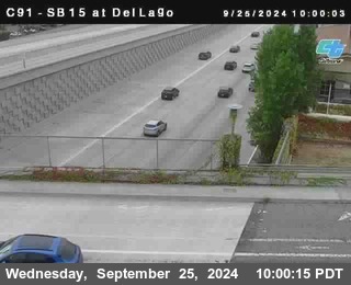 SB 15 at Del Lago bridge