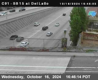 SB 15 at Del Lago bridge