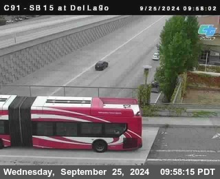 SB 15 at Del Lago bridge