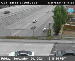 SB 15 at Del Lago bridge