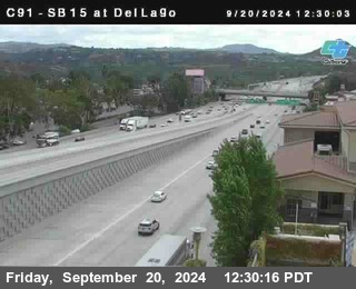 SB 15 at Del Lago bridge