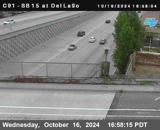 SB 15 at Del Lago bridge