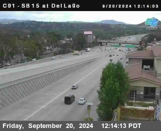 SB 15 at Del Lago bridge