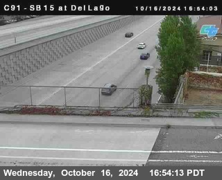 SB 15 at Del Lago bridge