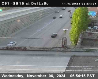 SB 15 at Del Lago bridge