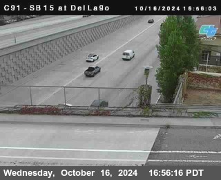 SB 15 at Del Lago bridge