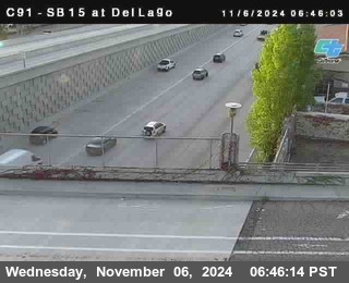 SB 15 at Del Lago bridge