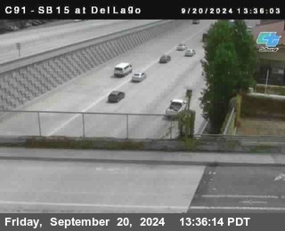 SB 15 at Del Lago bridge