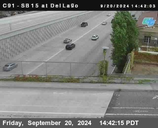 SB 15 at Del Lago bridge