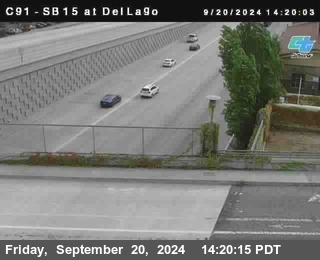 SB 15 at Del Lago bridge