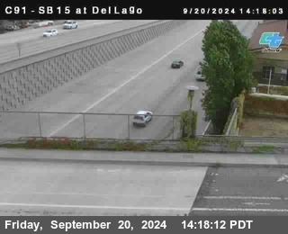 SB 15 at Del Lago bridge