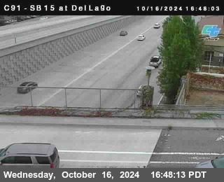 SB 15 at Del Lago bridge