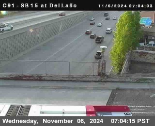 SB 15 at Del Lago bridge