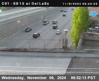 SB 15 at Del Lago bridge