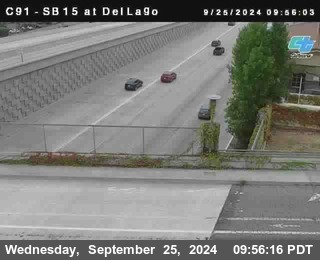 SB 15 at Del Lago bridge