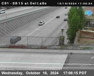 SB 15 at Del Lago bridge