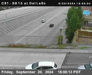 SB 15 at Del Lago bridge