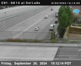 SB 15 at Del Lago bridge