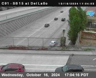 SB 15 at Del Lago bridge