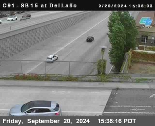 SB 15 at Del Lago bridge