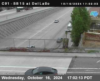 SB 15 at Del Lago bridge