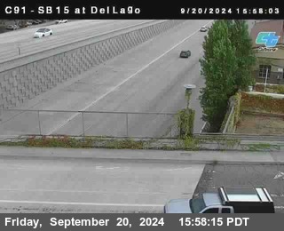 SB 15 at Del Lago bridge