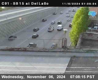 SB 15 at Del Lago bridge