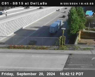 SB 15 at Del Lago bridge