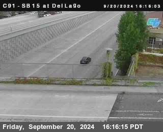 SB 15 at Del Lago bridge