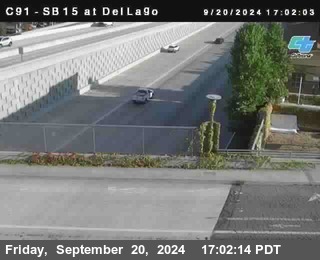 SB 15 at Del Lago bridge