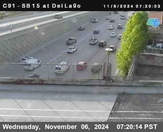 SB 15 at Del Lago bridge