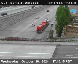 SB 15 at Del Lago bridge