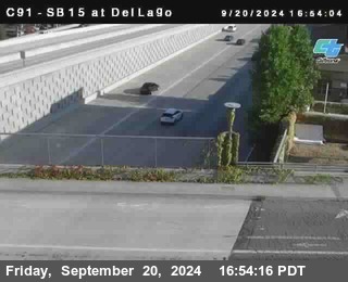 SB 15 at Del Lago bridge