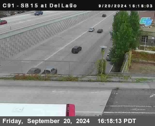 SB 15 at Del Lago bridge