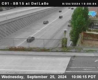 SB 15 at Del Lago bridge