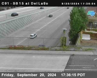 SB 15 at Del Lago bridge