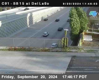 SB 15 at Del Lago bridge