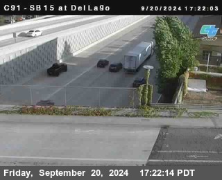 SB 15 at Del Lago bridge