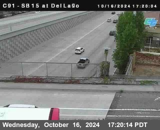 SB 15 at Del Lago bridge